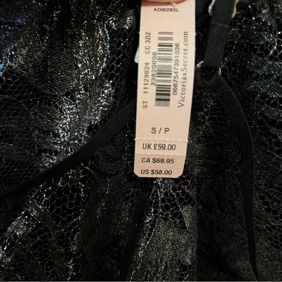 NEW VS metallic lace bodysuit - Picture 4 of 9